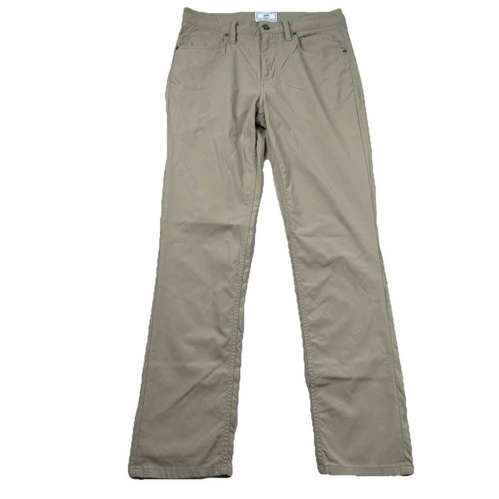 Southern Tide Pants Mens 30x32 Performance Chino Khaki Beige Light Brown Nylon - Picture 1 of 9